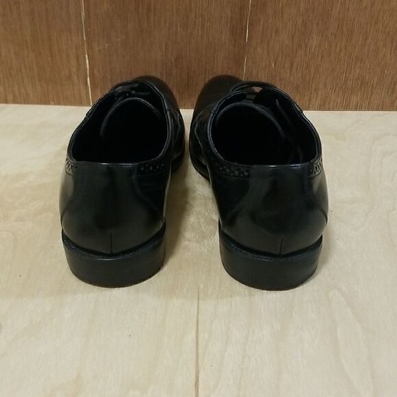 Stacy Adam Wingtip Shoes Sz 10 - Picture 3 of 10